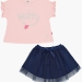 Комплект для девочек Mini Maxi, модель 3962/3963, цвет розовый/синий