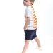 Комплект для мальчиков Mini Maxi, модель 6498, цвет оранжевый/синий