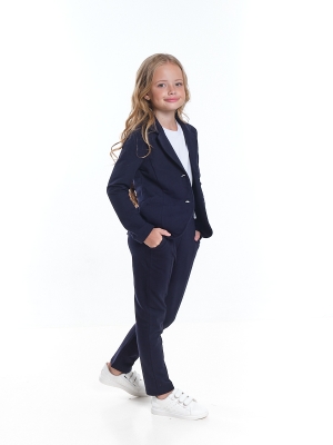 Комплект одежды для девочек Mini Maxi, модель 7691/7692, цвет темно-синий