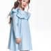 Платье для девочек Mini Maxi, модель 6951, цвет голубой