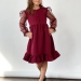 Платье для девочки нарядное БУШОН ST52, цвет бордовый
