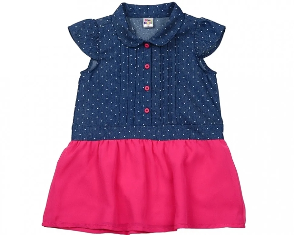Платье для девочек Mini Maxi, модель 2921, цвет малиновый - Платья для девочек с коротким рукавом