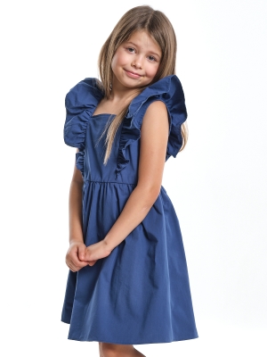 Платье для девочек Mini Maxi, модель 7825, цвет серый/синий