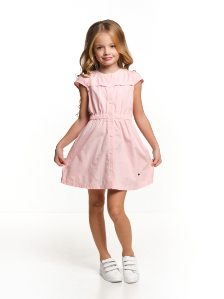 Платье для девочек Mini Maxi, модель 4460, цвет розовый - Платья для девочек с коротким рукавом