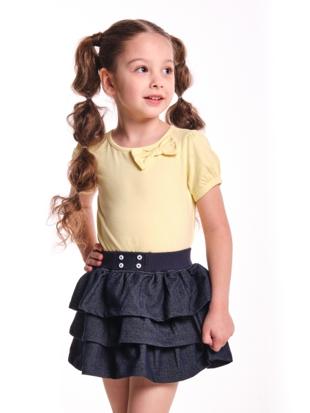 Комплект для девочек Mini Maxi, модель 1431/1432, цвет желтый - Комплекты трикотажные