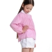 Блузка для девочек Mini Maxi, модель 49332, цвет розовый/клетка