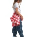 Рубашка для девочек Mini Maxi, модель 8043, цвет красный/клетка
