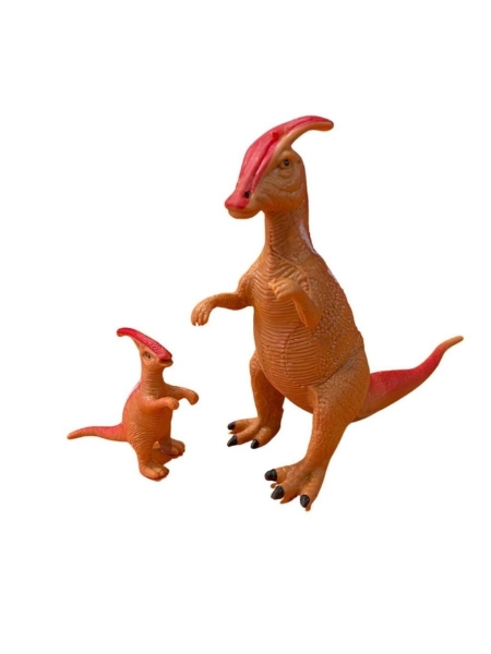 Гадрозавр + малыш    - Животные Динозавры Семья,Epic Animals