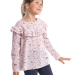 Блузка для девочек Mini Maxi, модель 3860, цвет розовый