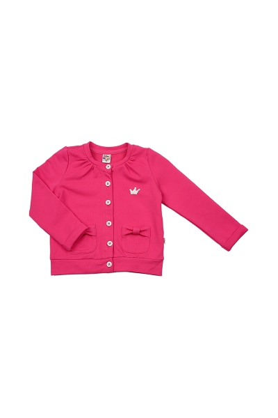 Кардиган для девочек Mini Maxi, модель 2074, цвет малиновый - Кардиганы / пиджаки для девочек