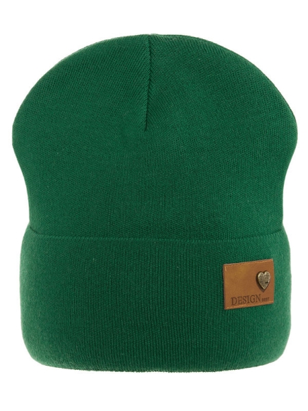 Шапка для девочки Веда, Миалт зеленая/хвоя, зима - Зимние шапки для девочек