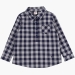 Рубашка для мальчиков Mini Maxi, модель 2786, цвет серый/синий