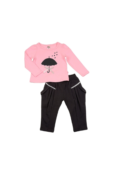 Комплект одежды для девочек Mini Maxi, модель 1133/1195, цвет розовый - Комплекты летние