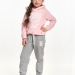 Спортивный костюм для девочек Mini Maxi, модель 2248, цвет кремовый/розовый/серый