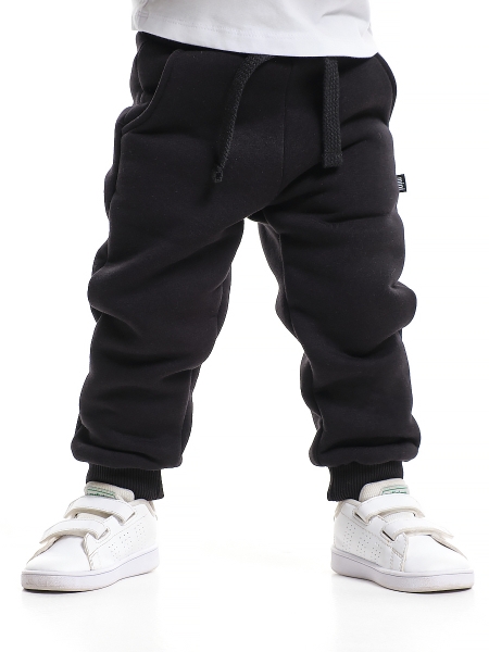 Брюки для мальчиков Mini Maxi, модель 7620, цвет черный - Брюки спортивные (джогеры)