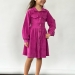 Платье для девочки школьное БУШОН ST73, цвет фиолетовый