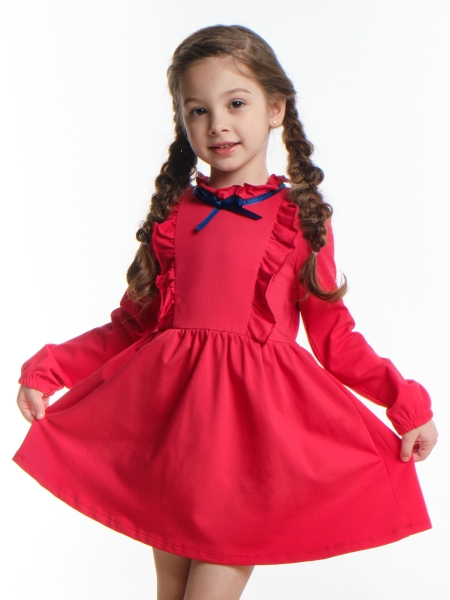 Платье для девочек Mini Maxi, модель 2592, цвет красный - Платья для девочек с длинным рукавом