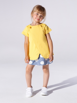 Джемпер для девочек Mini Maxi, модель 1410, цвет желтый
