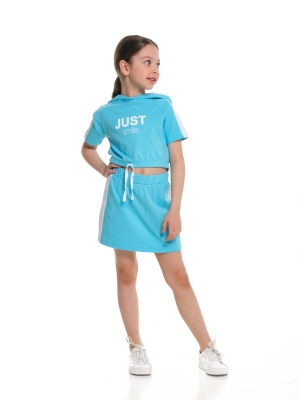 Комплект для девочек Mini Maxi, модель 6592/6593, цвет голубой