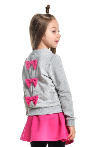 Кардиган для девочек Mini Maxi, модель 1106, цвет серый - Кардиганы / пиджаки для девочек