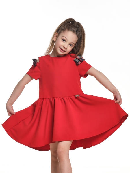 Платье для девочек Mini Maxi, модель 7452, цвет красный - Платья для девочек с коротким рукавом