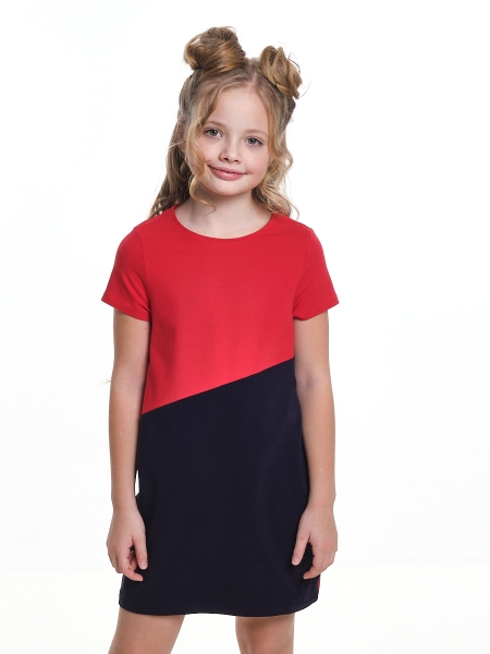 Платье для девочек Mini Maxi, модель 2789, цвет красный - Платья для девочек с коротким рукавом