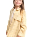 Рубашка для девочек Mini Maxi, модель 7983, цвет желтый/клетка