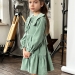 Платье для девочки школьное БУШОН ST74, цвет светло-зеленый