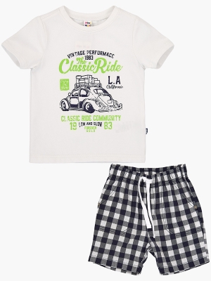 Комплект одежды для мальчиков Mini Maxi, модель 4023/6289, цвет белый
