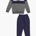 Спортивный костюм для мальчиков Mini Maxi, модель 0401, цвет темно-синий/графит