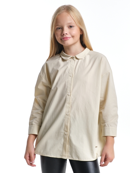 Рубашка для девочек Mini Maxi, модель 7961, цвет кремовый - Рубашки для девочек