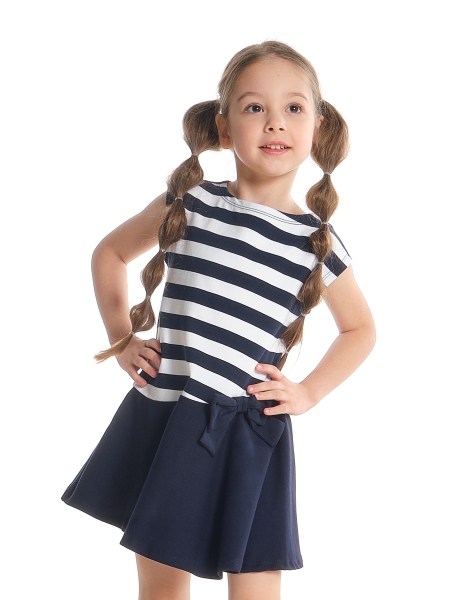 Платье для девочек Mini Maxi, модель 1312, цвет мультиколор - Платья для девочек с коротким рукавом