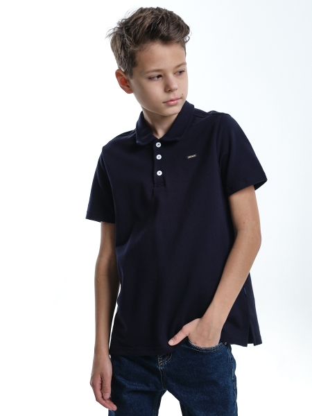 Рубашка-поло для мальчиков Mini Maxi, модель 7884, цвет темно-синий - Поло / футболки короткий рукав