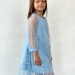 Платье для девочки нарядное БУШОН ST53, цвет голубой