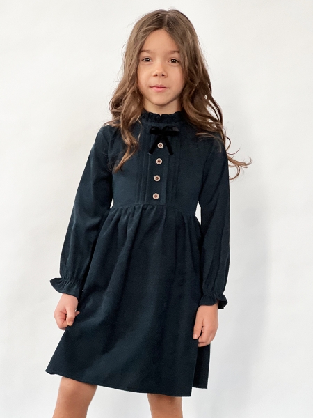 Платье для девочки нарядное БУШОН ST75, цвет темно-изумрудный - Платья коктельные / вечерние