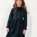 Платье для девочки нарядное БУШОН ST75, цвет темно-изумрудный