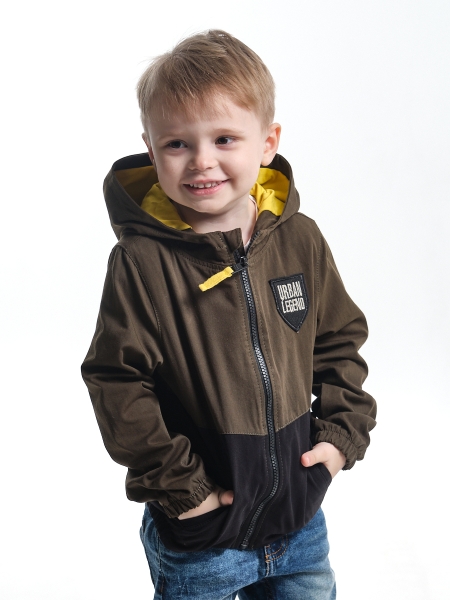 Куртка для мальчиков Mini Maxi, модель 4802, цвет хаки/черный - Бомберы / куртки