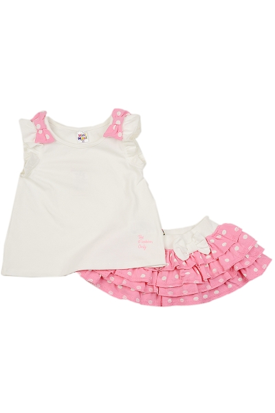 Комплект одежды для девочек Mini Maxi, модель 1677/1678, цвет розовый - Комплекты трикотажные