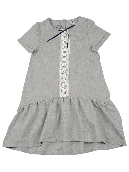 Платье для девочек Mini Maxi, модель 6622, цвет серый - Платья для девочек с коротким рукавом