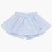 Юбка-шорты для девочек Mini Maxi, модель 7046, цвет голубой/клетка