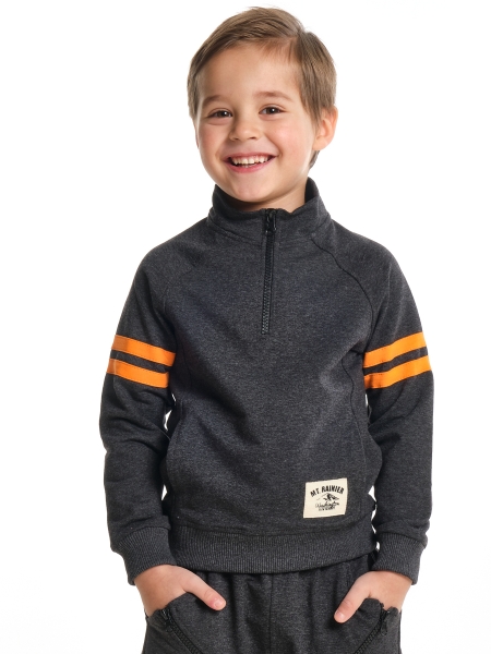 Толстовка для мальчиков Mini Maxi, модель 6902, цвет черный - Куртки олимпийки для мальчиков