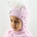 Шлем для девочки Джульетта, Миалт светло-розовый, зима