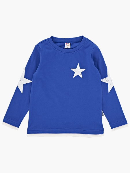 Лонгслив для мальчиков Mini Maxi, модель 0429, цвет голубой - Лонгсливы / футболки - дл. рукав