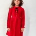 Платье для девочки нарядное БУШОН ST75, цвет брусника