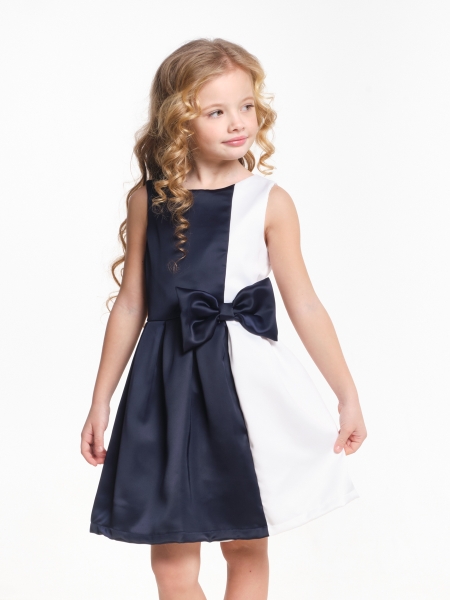 Платье для девочек Mini Maxi, модель 6907, цвет синий/белый - Платья коктельные / вечерние
