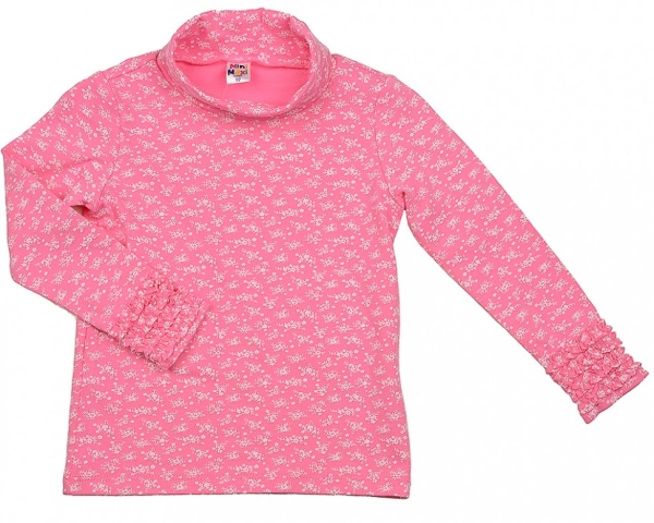 Водолазка для девочек Mini Maxi, модель 1047, цвет розовый - Водолазки для девочек
