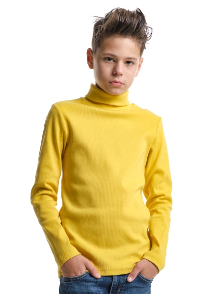 Джемпер для мальчиков Mini Maxi, модель 2187, цвет горчичный - Водолазки для девочек