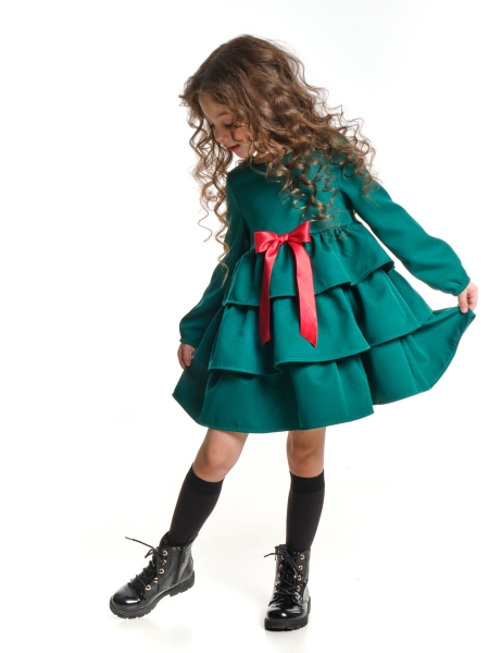 Платье для девочек Mini Maxi, модель 6937, цвет зеленый/бирюзовый - Платья коктельные / вечерние