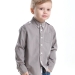 Сорочка для мальчиков Mini Maxi, модель 0498, цвет серый