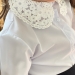 Блузка для девочек школьная БУШОН, модель SK51, цвет белый